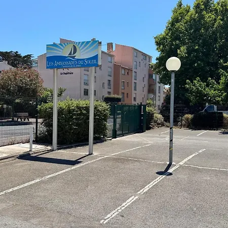Appartement Vue Mer Piscine Et Plage A Pied Ambassade Du Soleil דירה אגדה